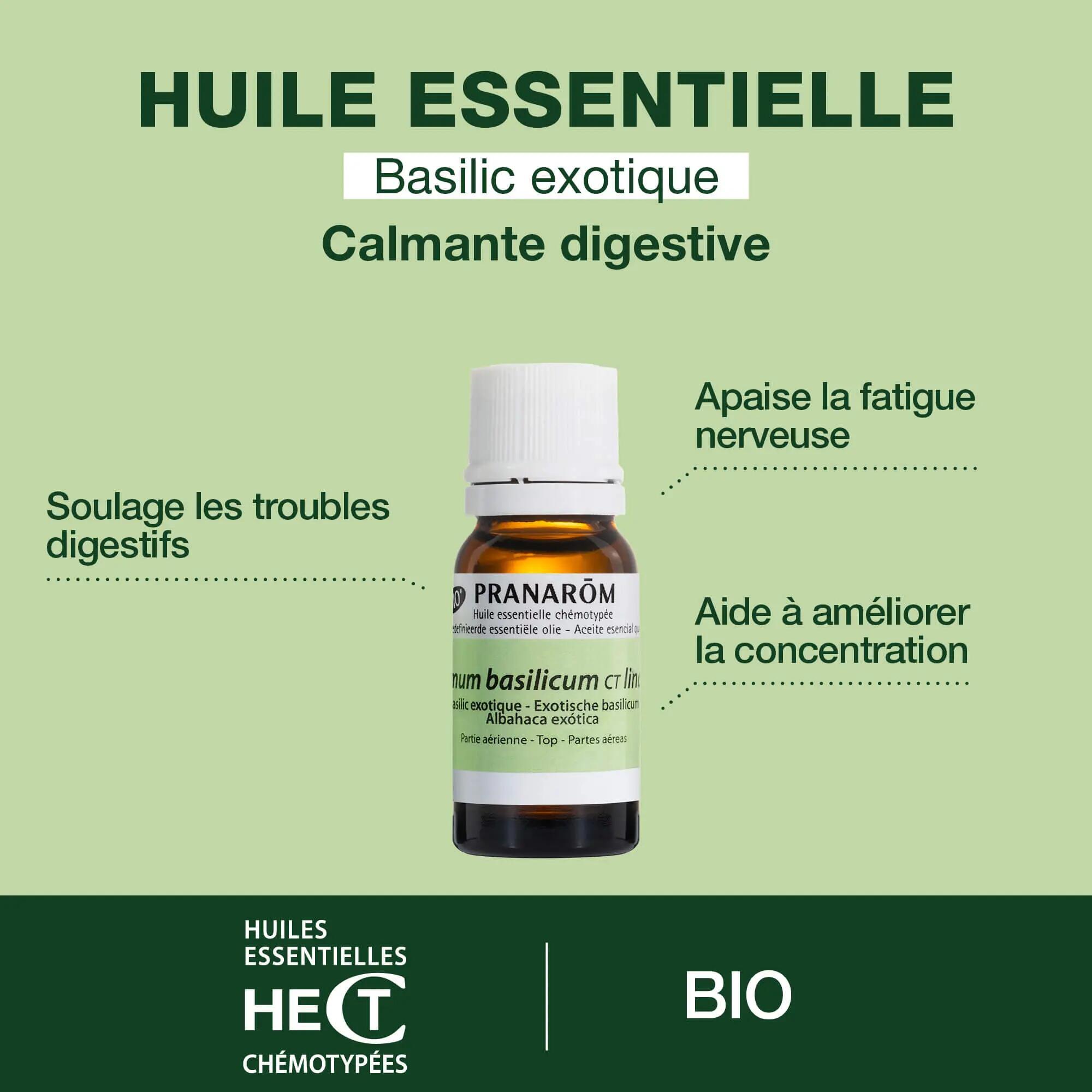Huile essentielle - Basilic exotique CT linalol - Bio - 10 ml 5/5