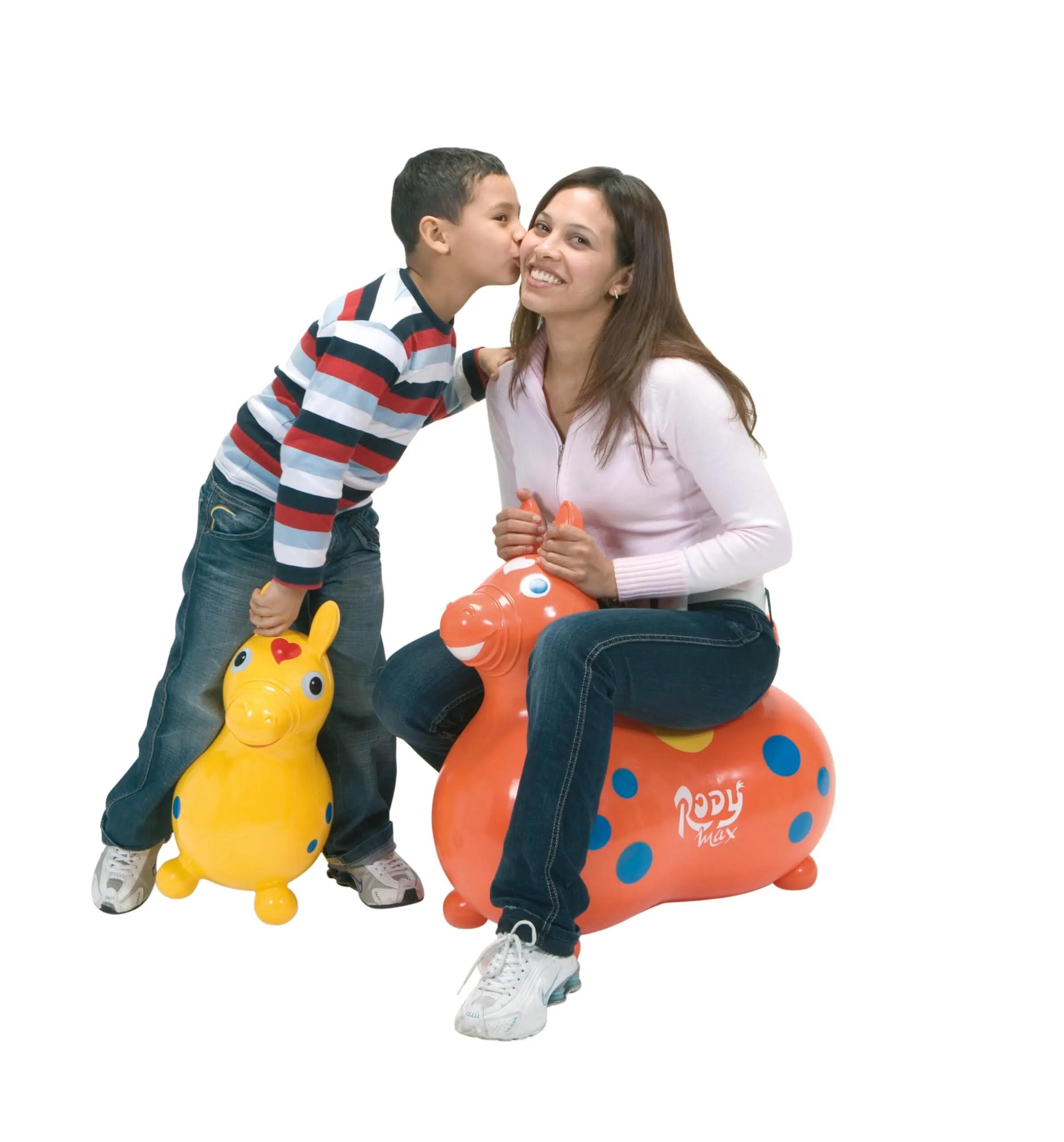 Gymnic Rody Max Cavallo gonfiabile cavalcabile maxi arancione 6/9