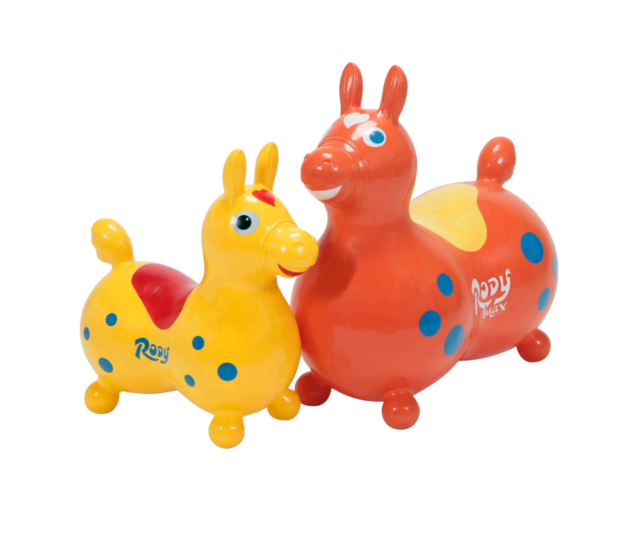 Gymnic Rody Max Cavallo gonfiabile cavalcabile maxi arancione 3/9