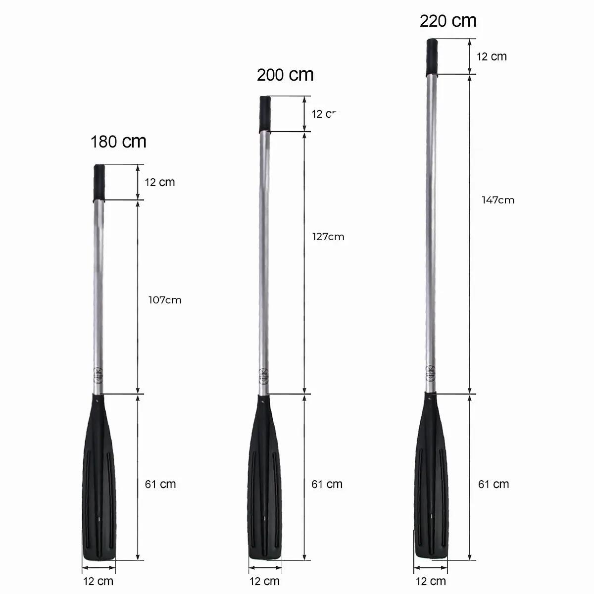 Aluminiowe Wiosło Szalupowe Rozkładane do łodzi John Paddle (2 sztuki) 180 cm 2/7