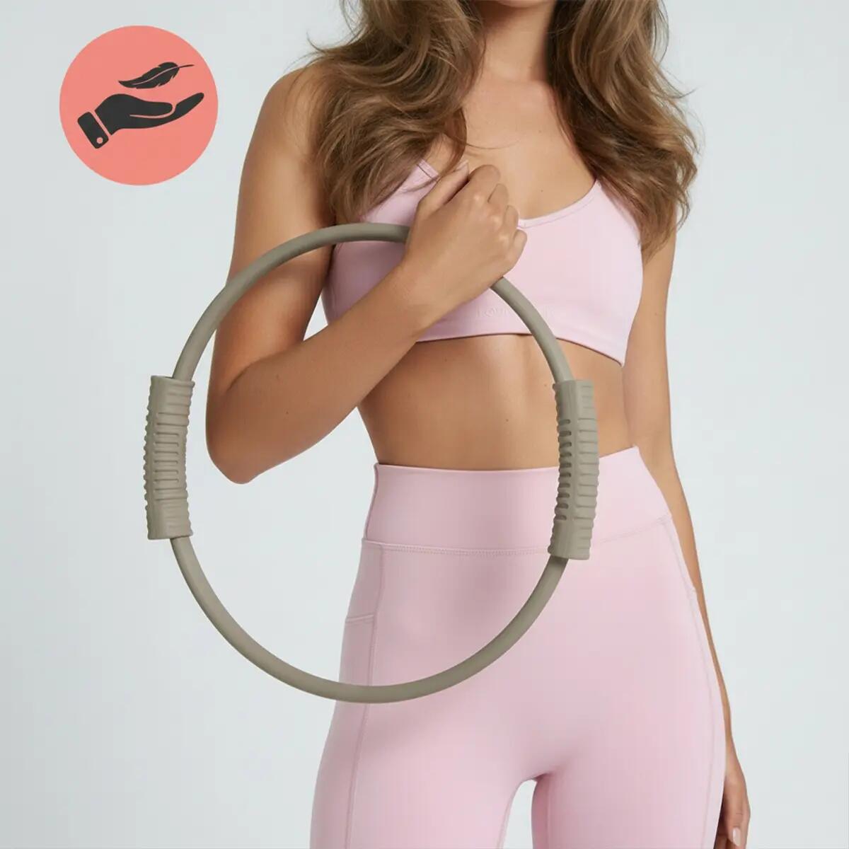 Silikonowy ring do pilatesu Power Ring 34 cm z antypoślizgową powierzchnią 5/7