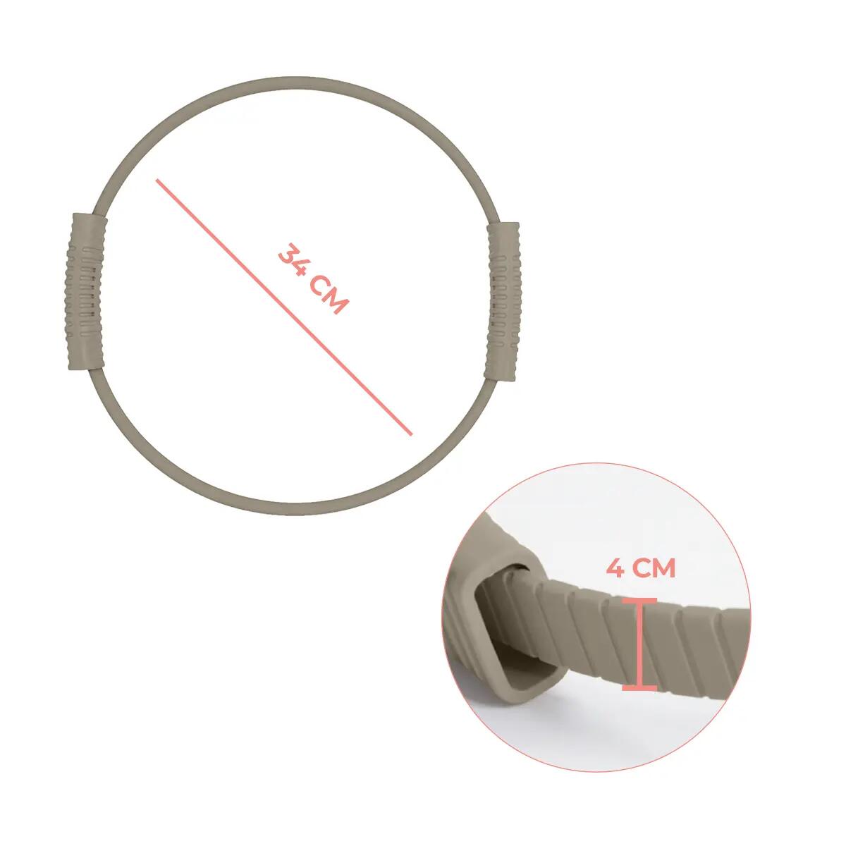 Silikonowy ring do pilatesu Power Ring 34 cm z antypoślizgową powierzchnią 2/7