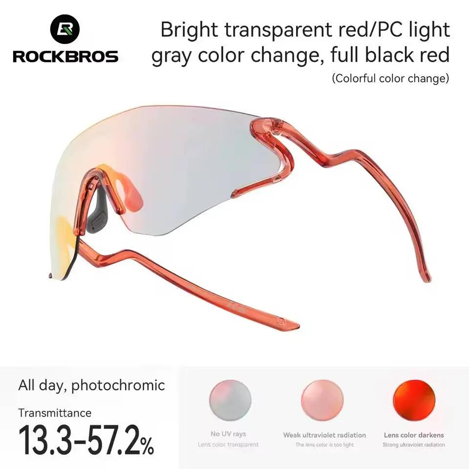 Okulary rowerowe, kolarskie / sportowe fotochrom ROCKBROS 3/7