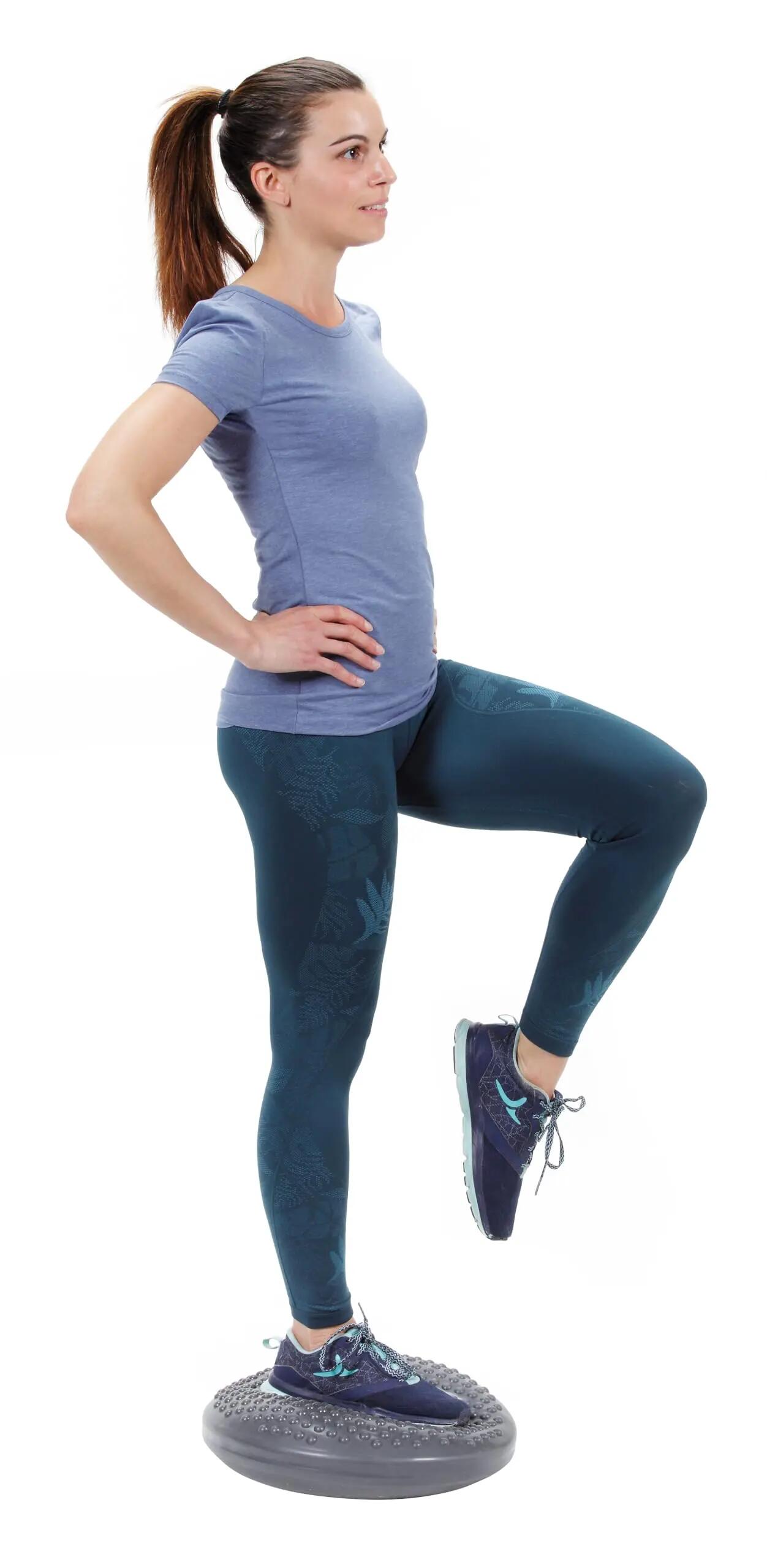 Gymnic Disc'o'Sit Cuscino propriocettivo Ø 39 cm grigio postura seduta attiva 4/9