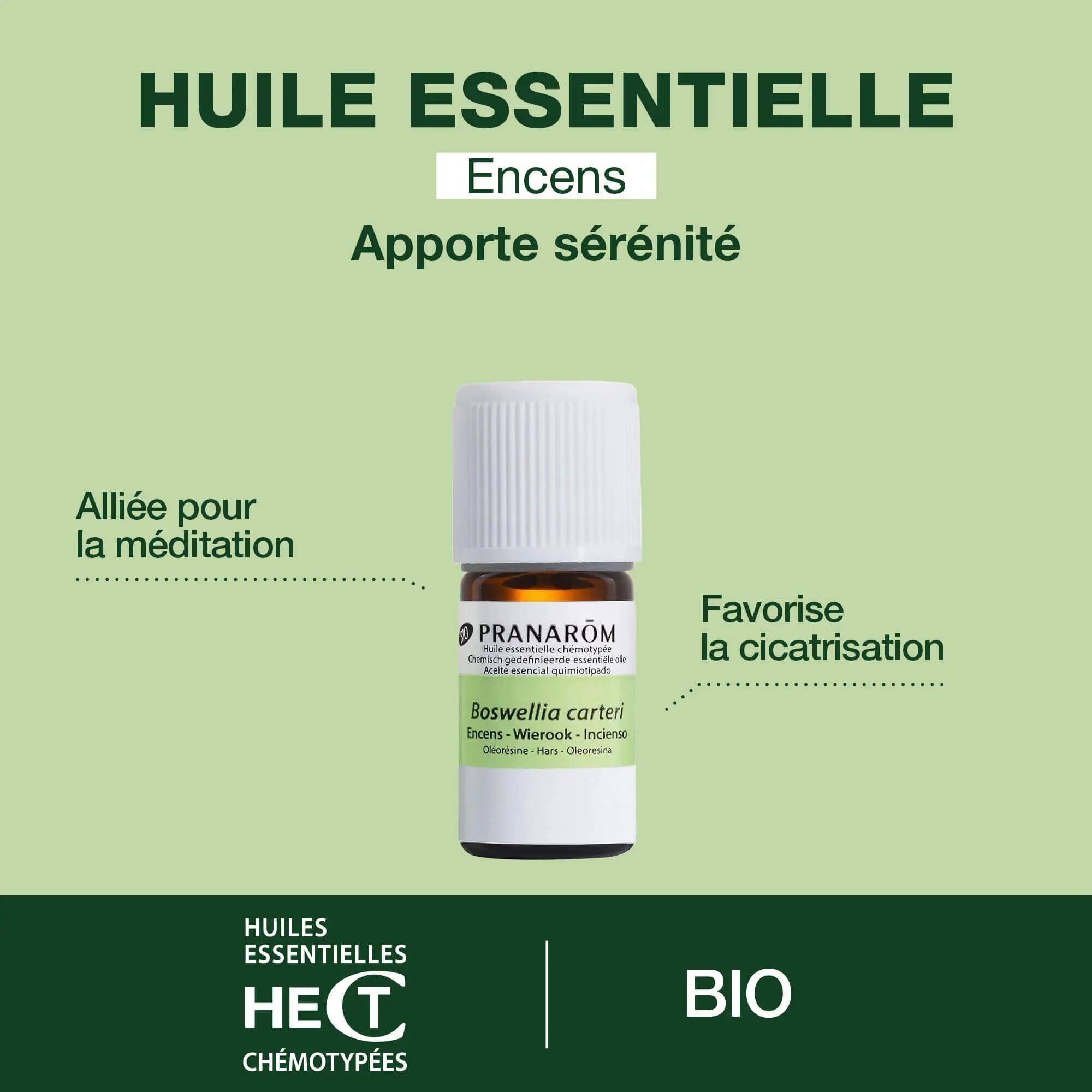 Huile essentielle - Encens bio, 100% pure et chémotypée 5/5