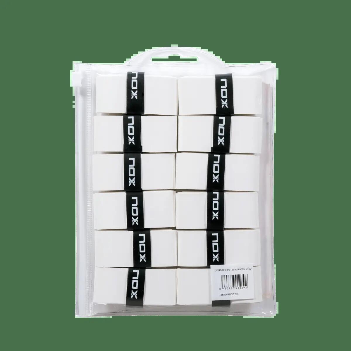 Bolsa 12 Overgrips PRO Lisos Blanco 2/2