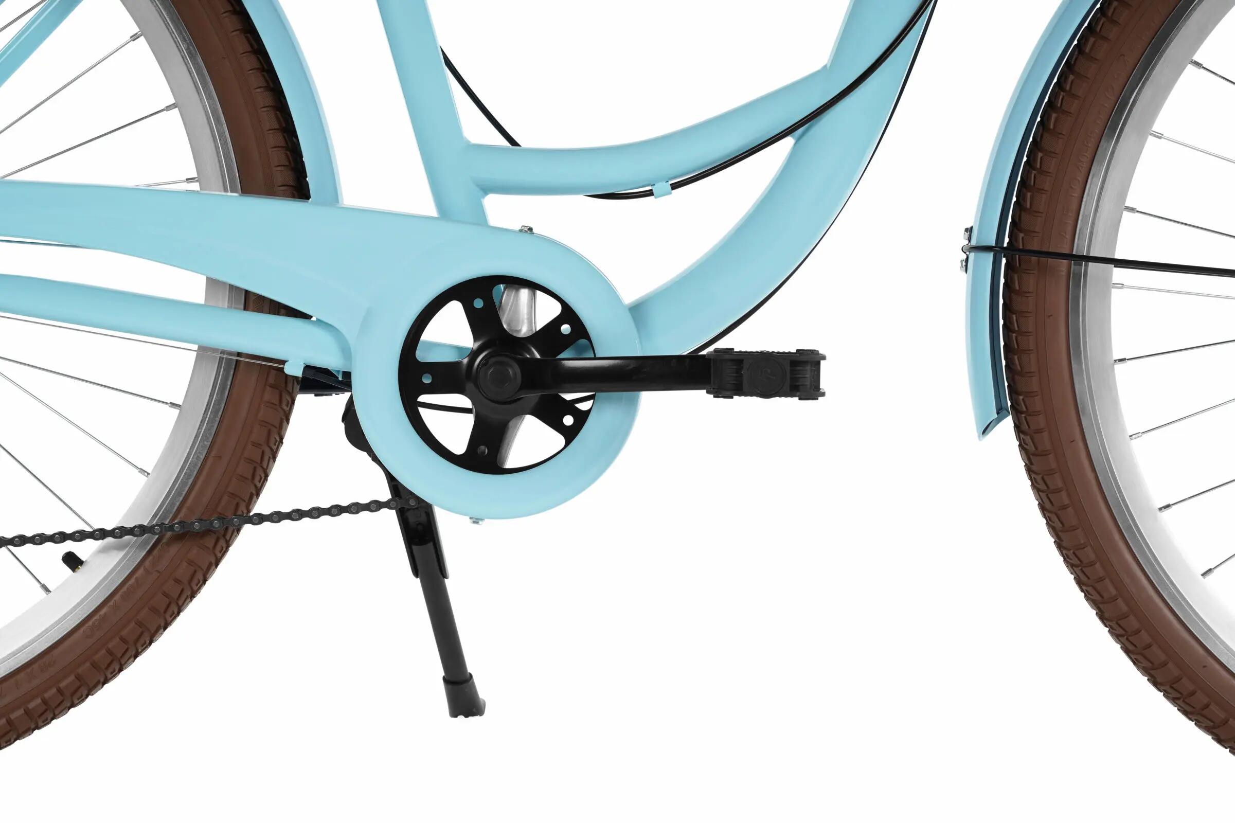 Bici da città 28" Davi Emma blu shimano 7 velocità 160-185 cm con cestino 6/7