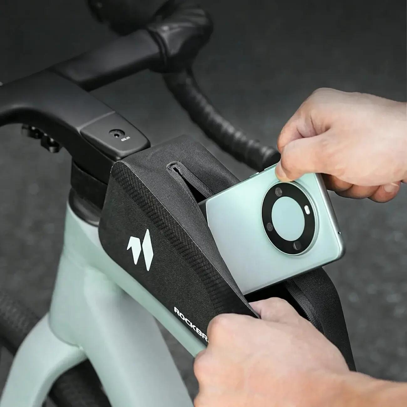 Waterdichte 1-liter fietstas voor de bovenbuis 7/7
