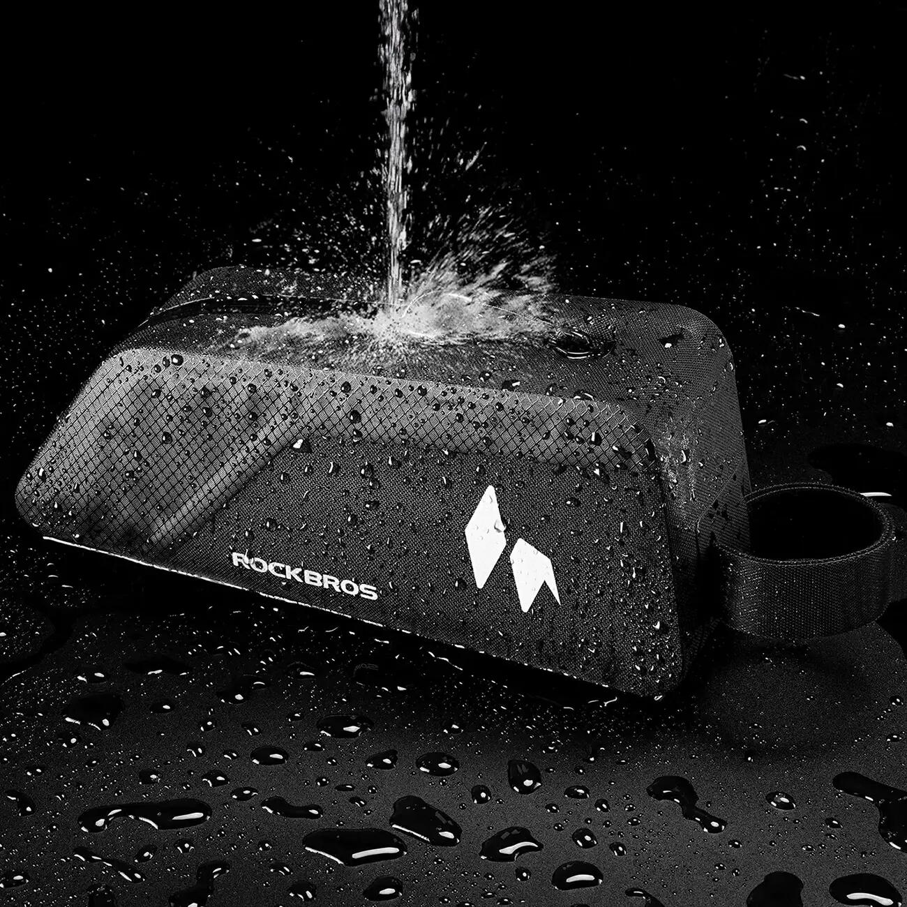 Waterdichte 1-liter fietstas voor de bovenbuis 5/7