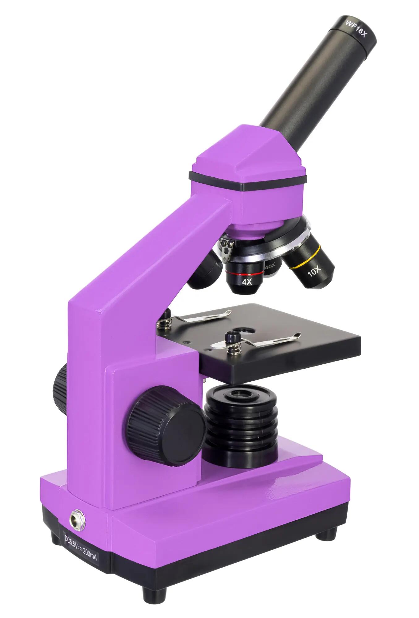 Microscopio - 64-640× metallo - Rainbow 2L PLUS - Nero 5/6