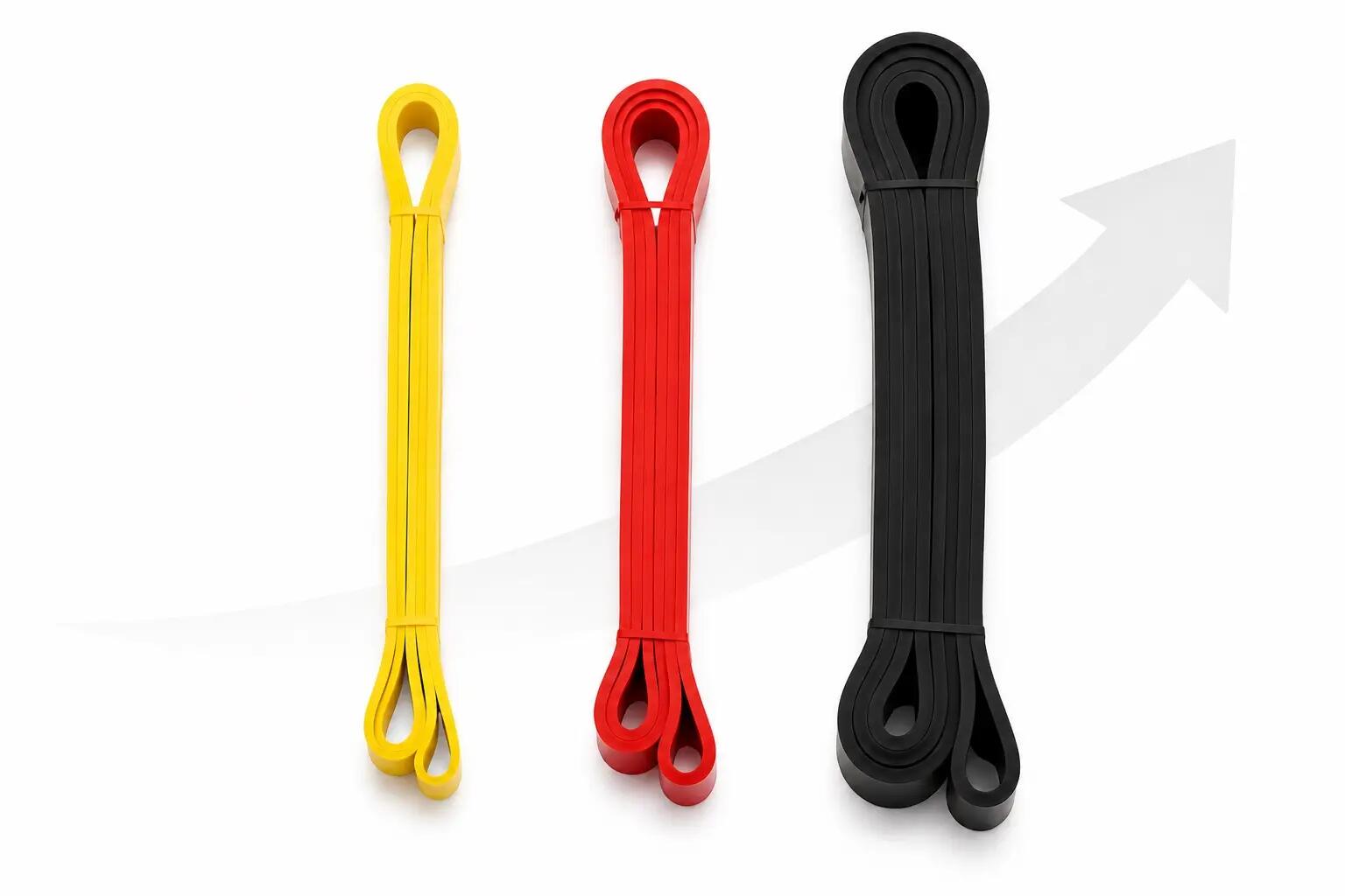Gumy do podciągania zestaw 3 szt. z uchwytem do drzwi UNDERFIT Power Band 3/8
