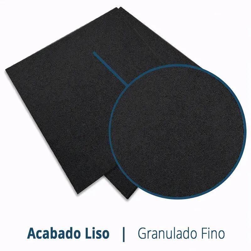 Placa de Borracha Impact Pro 1x1m x 20mm Preta 1 und 6/8
