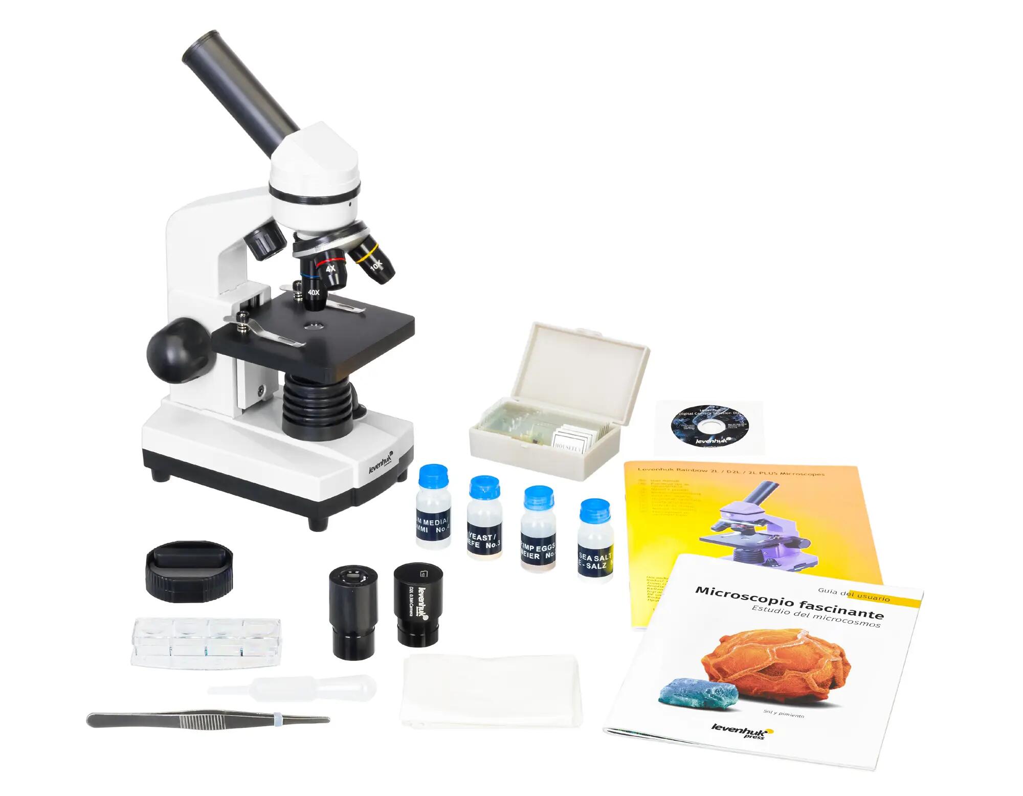 Microscopio digitale - Osservazione - Portatile, 40-400x - D2L 0.3M - Nero 2/6