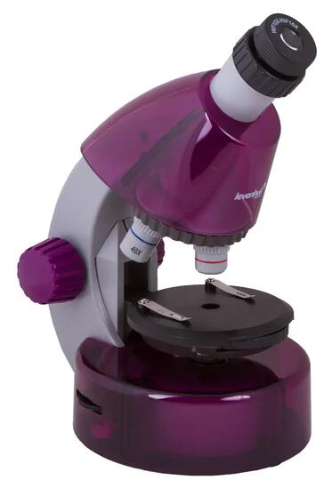 Levenhuk LabZZ M101 Amethyst Microscopio con Libro in Italiano