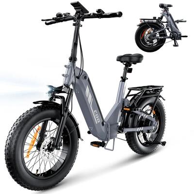 City bike elettrica pieghevole iScooter EB8 250W 720Wh 20 pollici