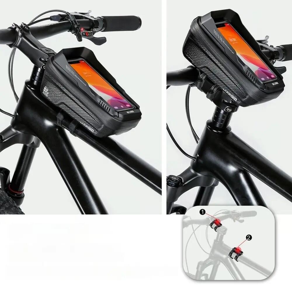 Bolsa de quadro de bicicleta com suporte para telemóvel WILD MAN 5/6