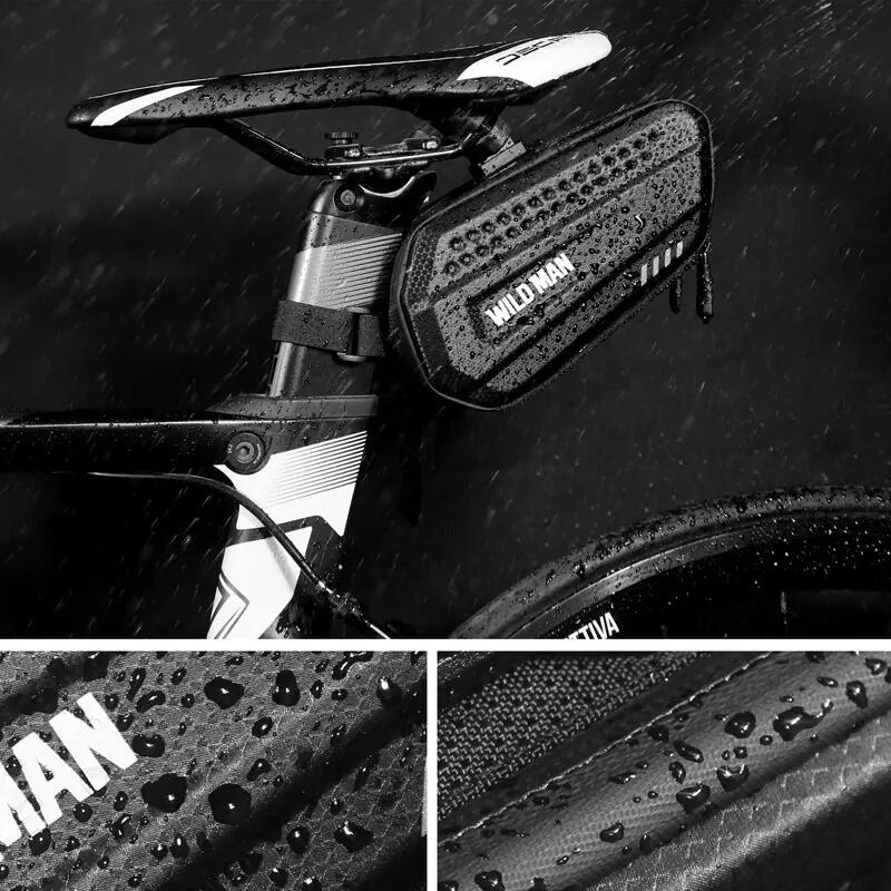 Sacoche de selle vélo de montagne étanche WILD MAN 3/6