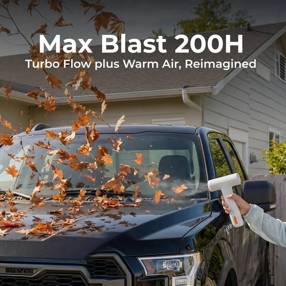Max Blast 200H Cordless Air Blower, 65 m/s, Warm Air Mode 3/13