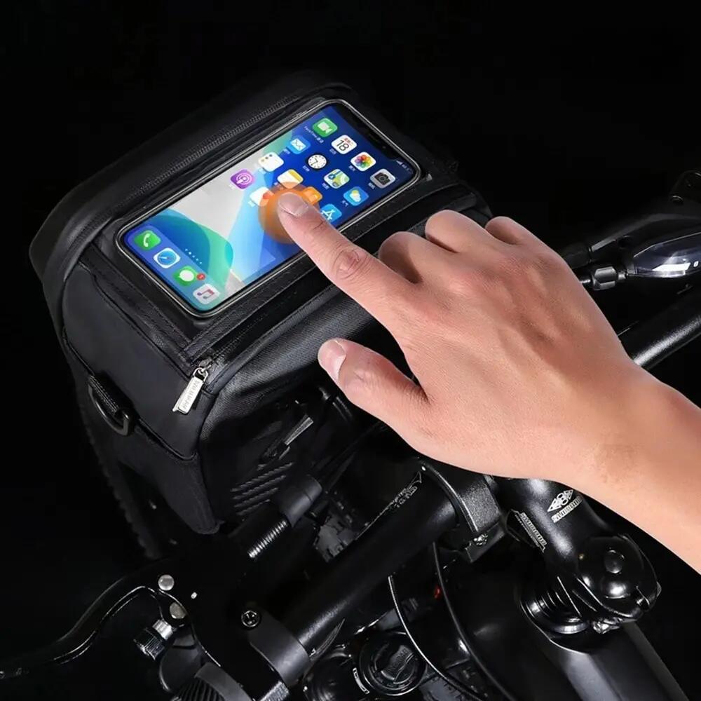 Fietstas voor frame met waterdichte telefoonhouder WILD MAN 3/7