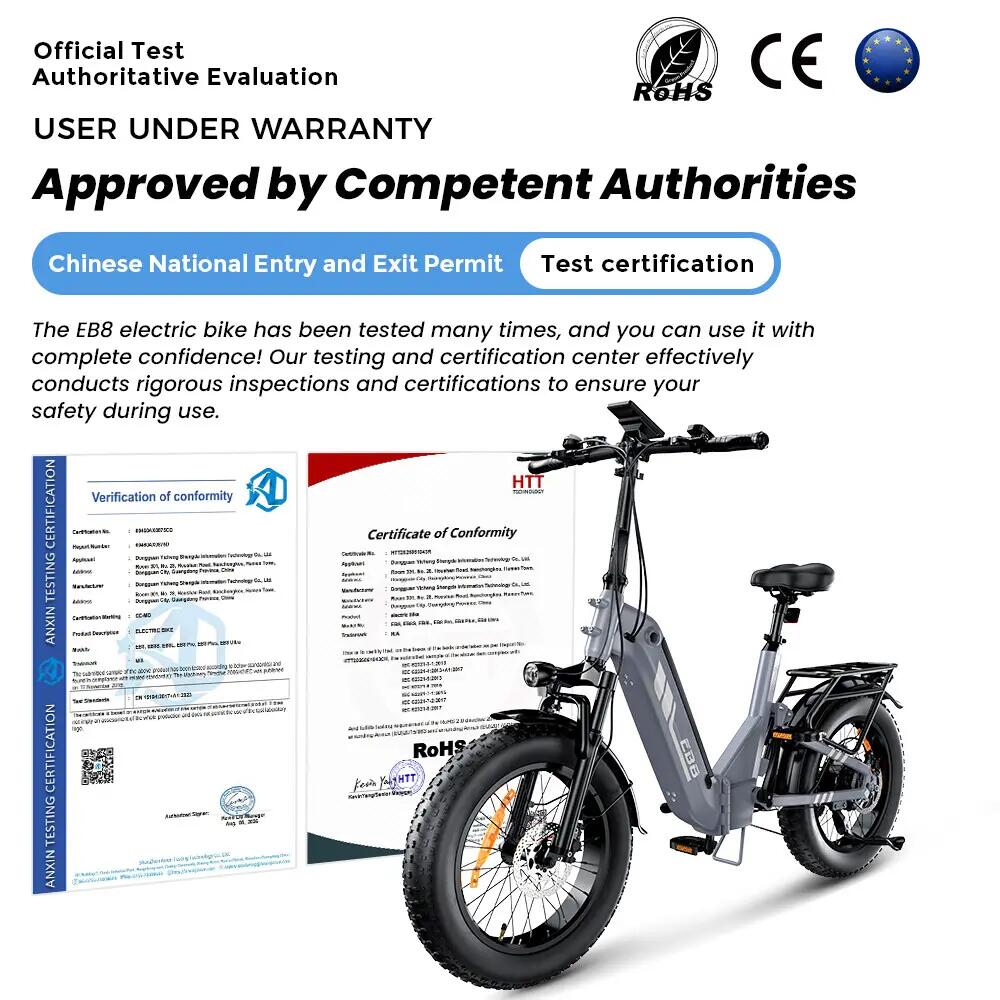 Opvouwbare elektrische stadsfiets iScooter EB8 250W 720Wh 20-inch 11/11