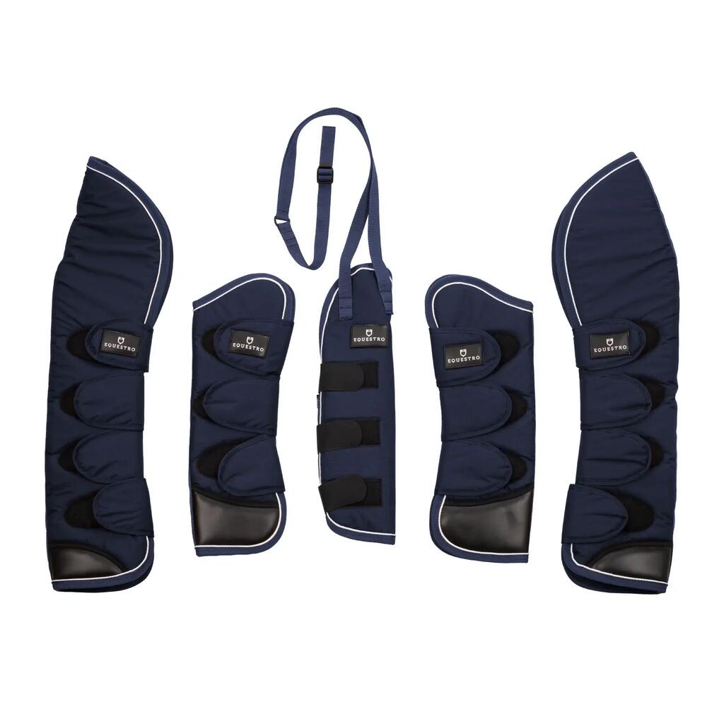 Travel boot and tail guard set with rubber patch