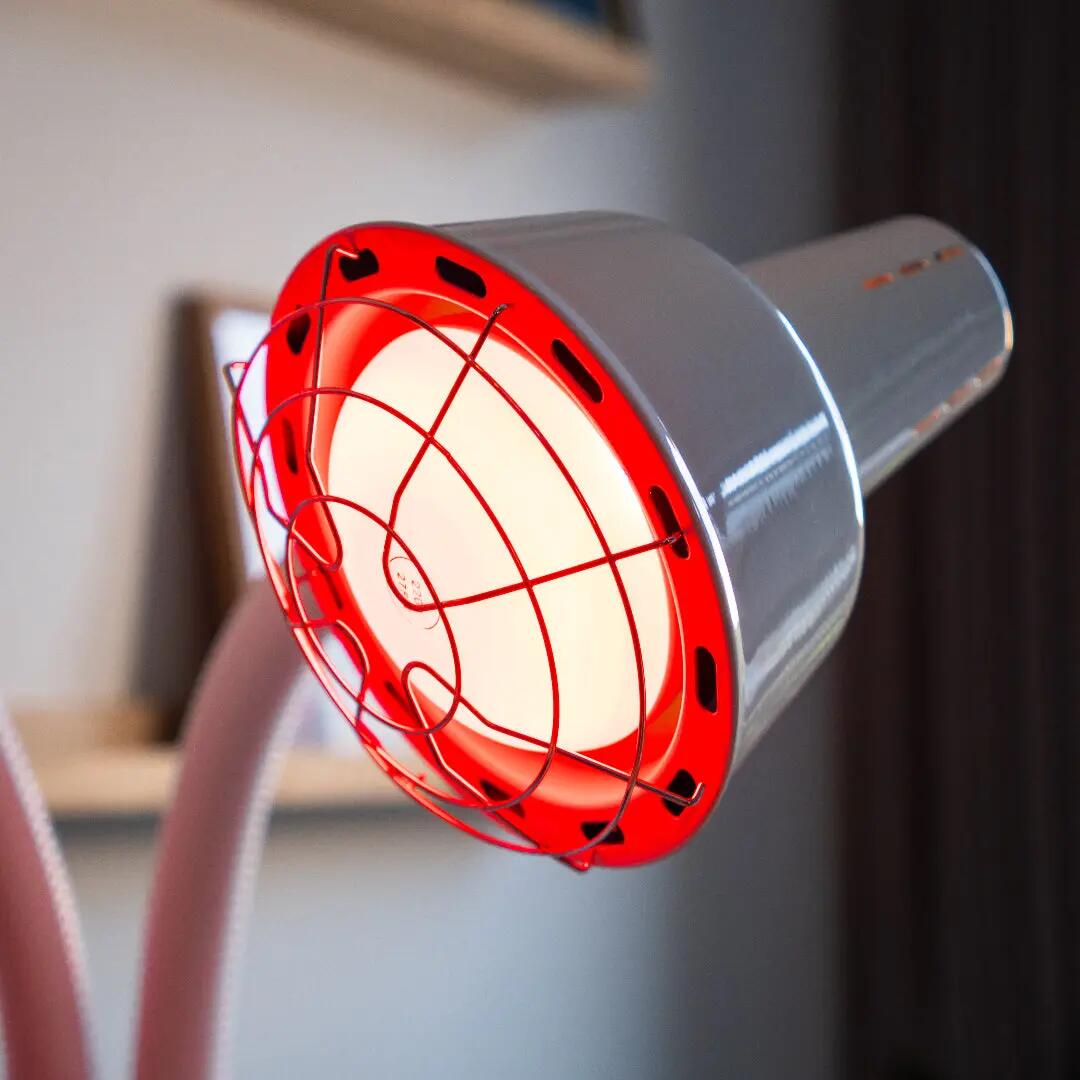 Lampada a infrarossi fitness 550 W doppia testa 5/5