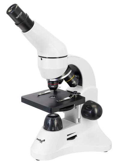Microscopio Levenhuk Rainbow 50L Moonstone con Libro in Italiano