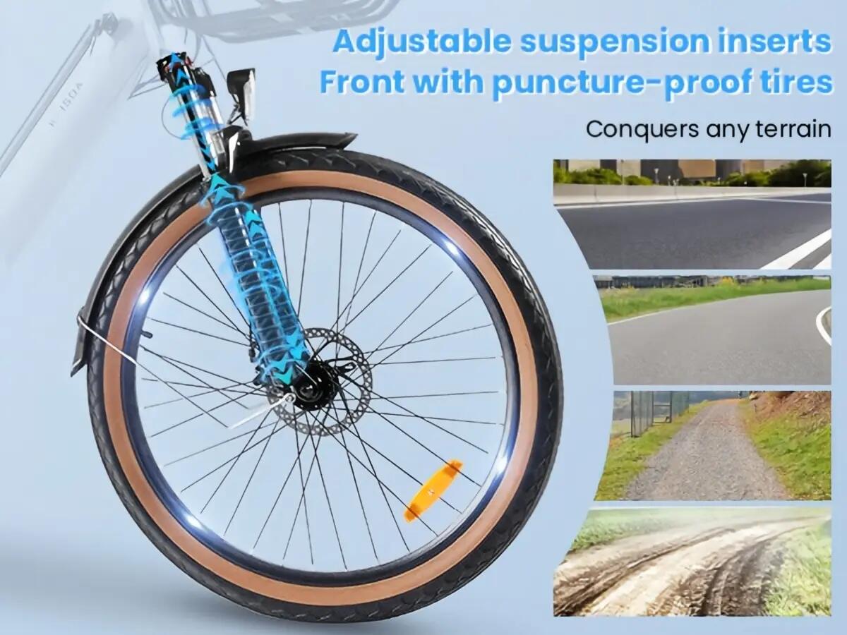 Bicicletta elettrica per adulti KAISDA K601, batteria da 36V 17.4Ah 10/14