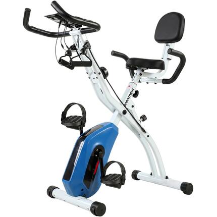 Vélo d'Appartement - Pliable Silencieux 8 Niveaux - Bleu