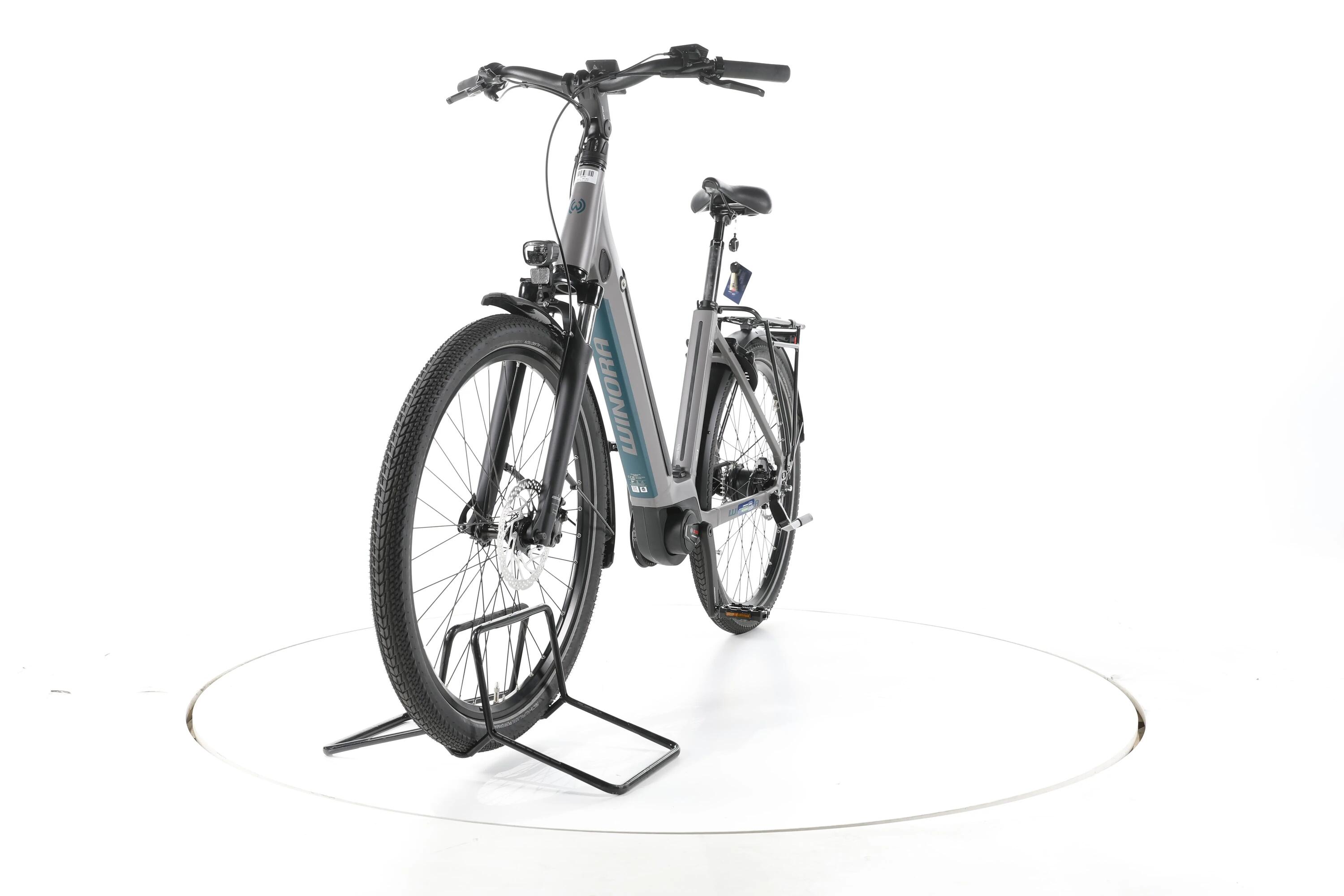 Segunda vida - Winora Sinus R5 City E-Bike Degrau baixo  - Em muito bom estado. 4/7