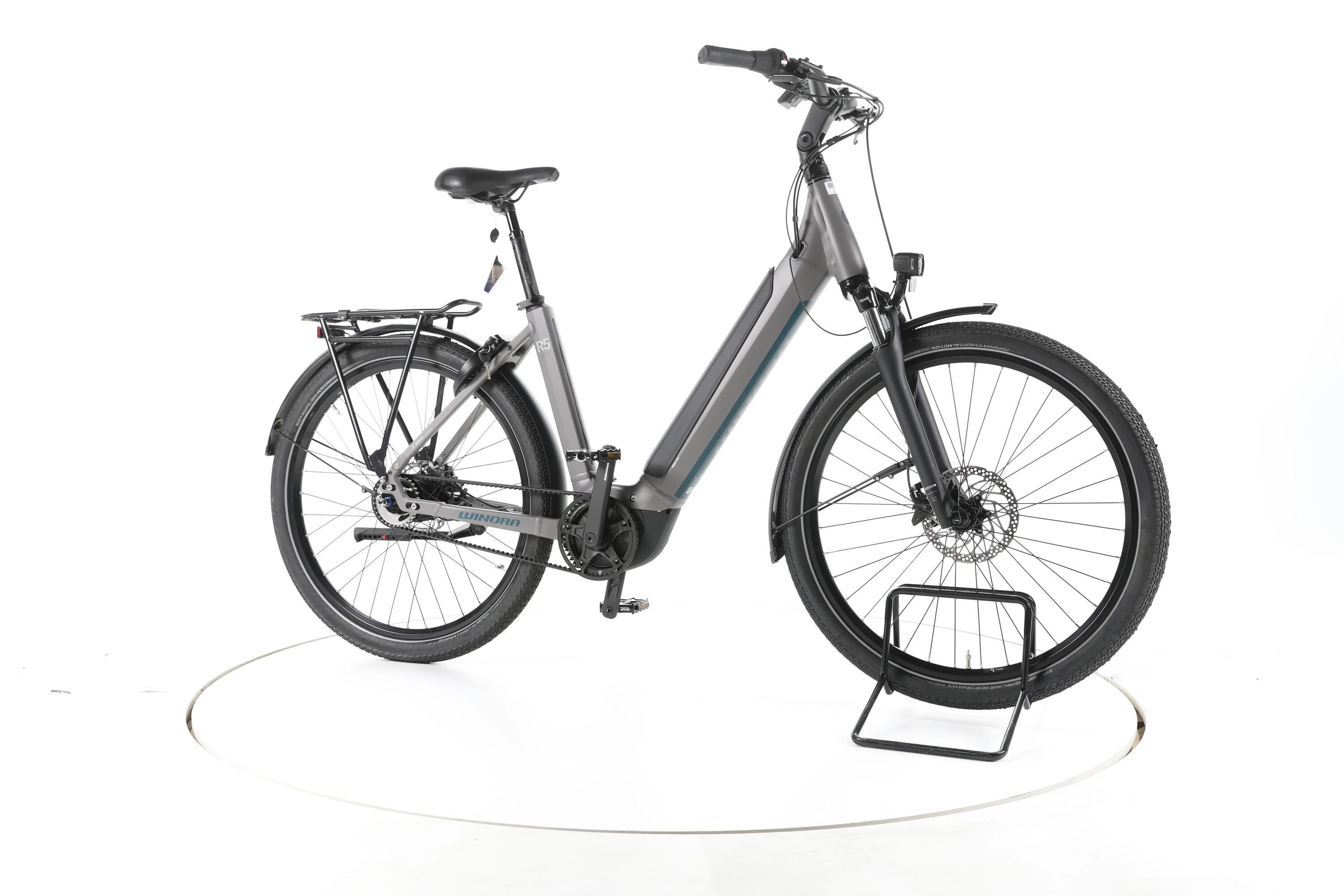 Segunda vida - Winora Sinus R5 City E-Bike Degrau baixo  - Em muito bom estado. 2/7