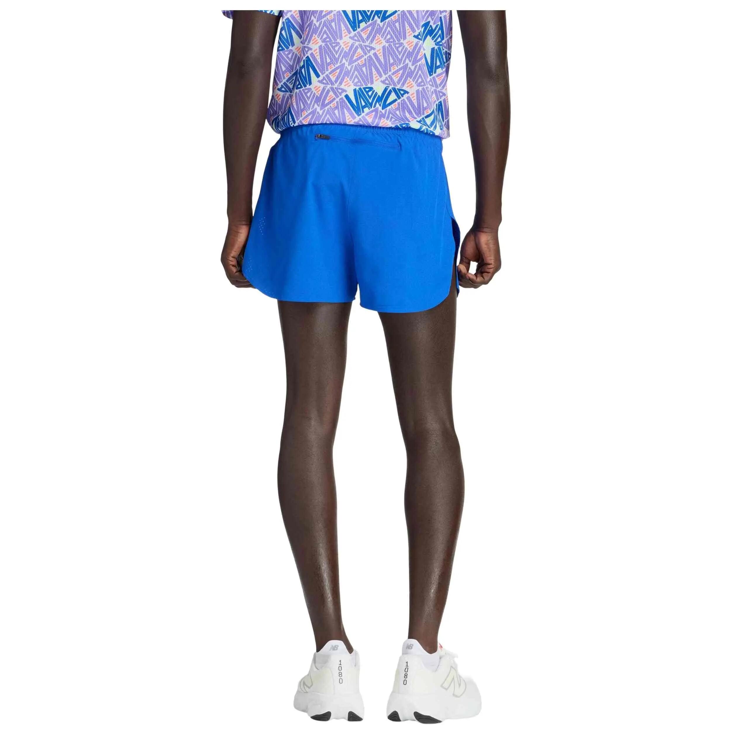 Short New balance modèle Pantalón corto New Balance Valencia Marath pour unisexe 3/5