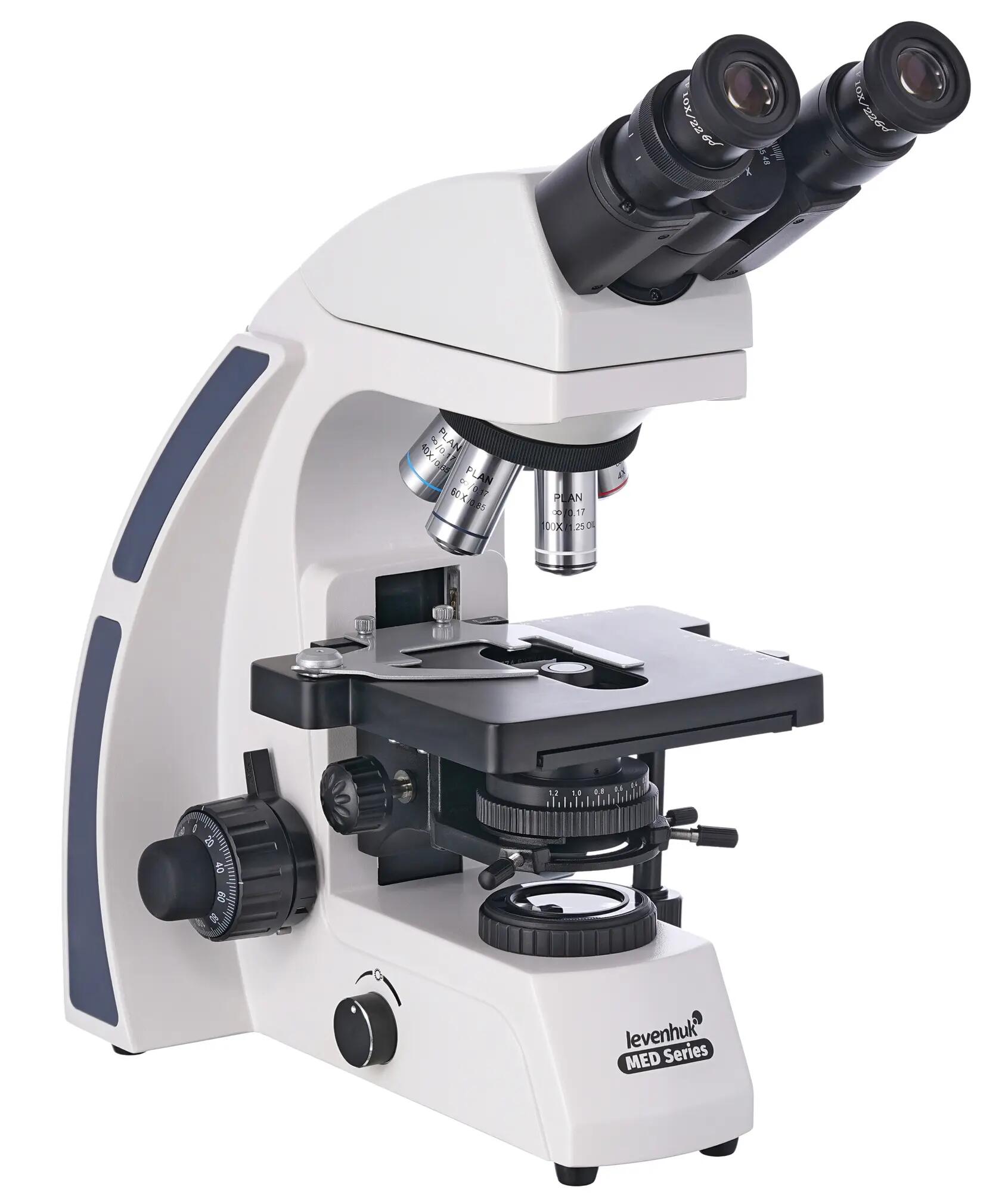 Microscopio - Binoculare - 40x–1000x - MED 40B - Nero 5/6