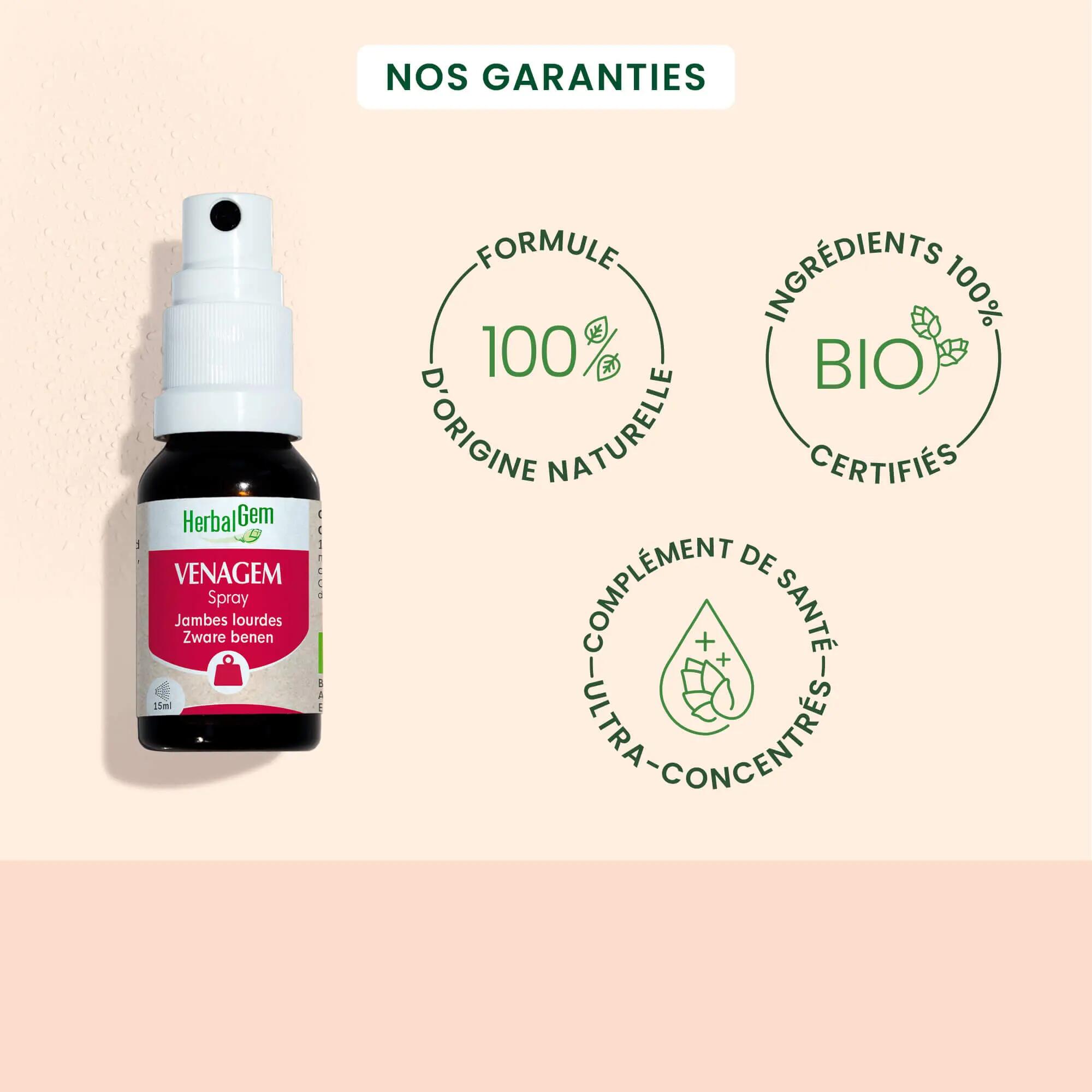 Spray jambes lourdes - Macérats de bourgeons bio - 30 ml 4/5
