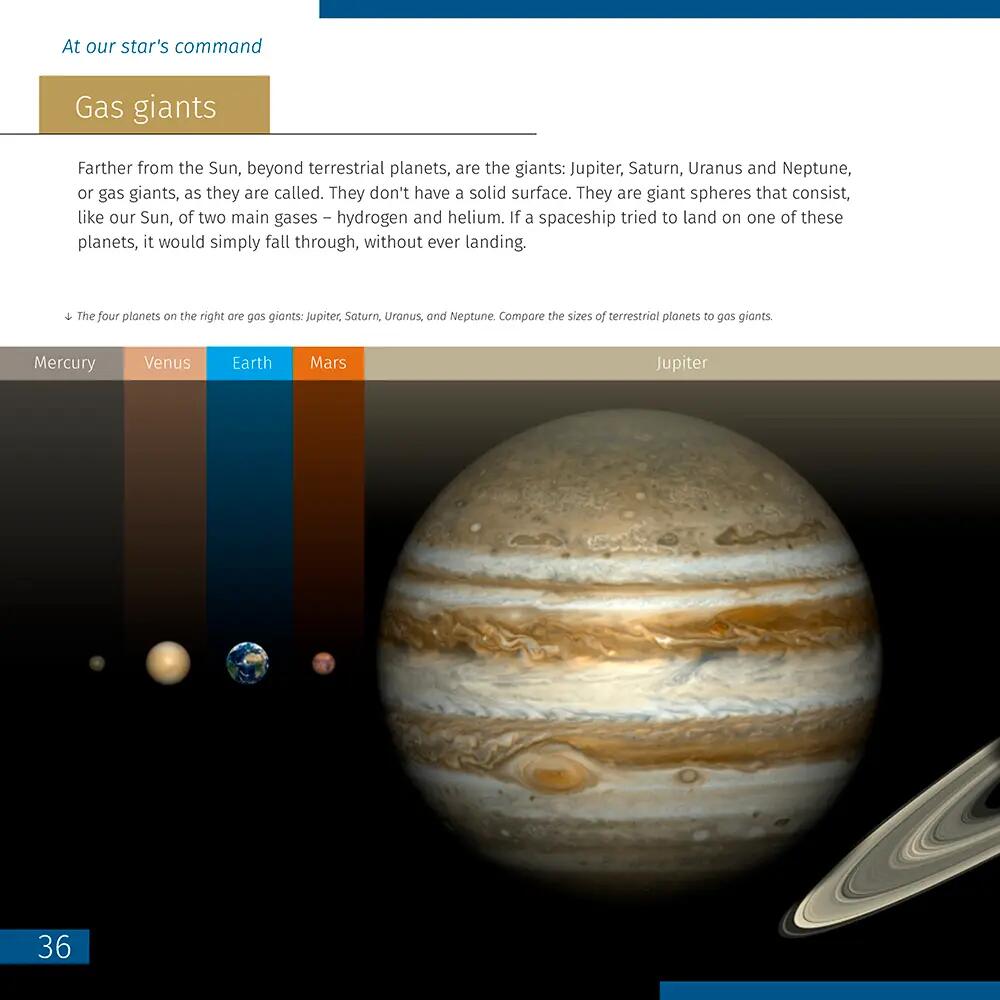 Libro infantil de astronomía - Guía ilustrada del espacio - Educativo - Negro 4/6