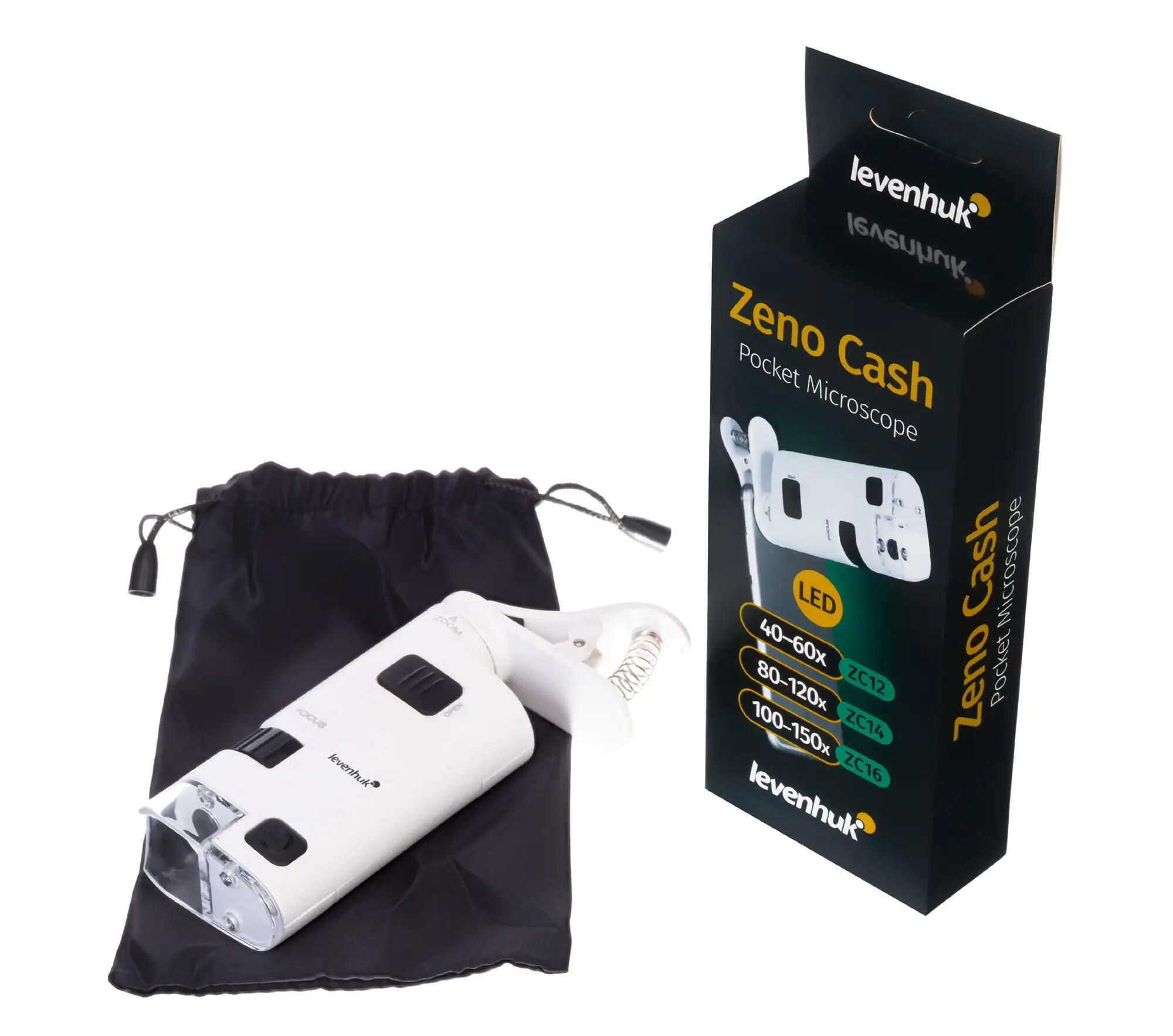Microscopio portatile - Ispezione - Compatto, LED 40–60x - ZC12 - Nero 2/6