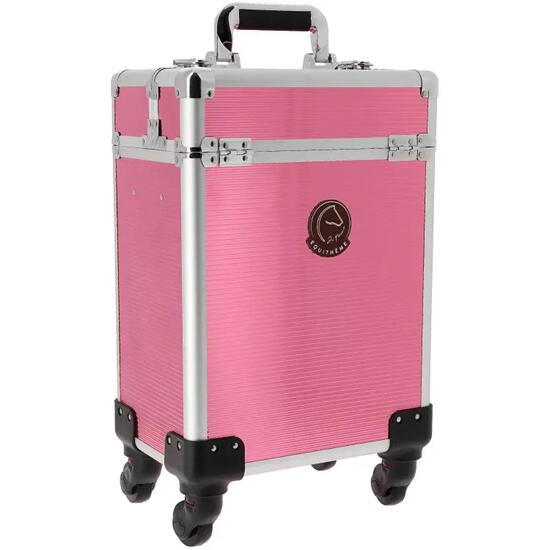 Equithème Poetskoffer op wielen Je t'aime - Roze