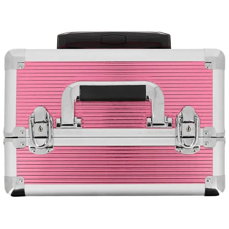 Equithème Poetskoffer op wielen Je t'aime - Roze 2/3