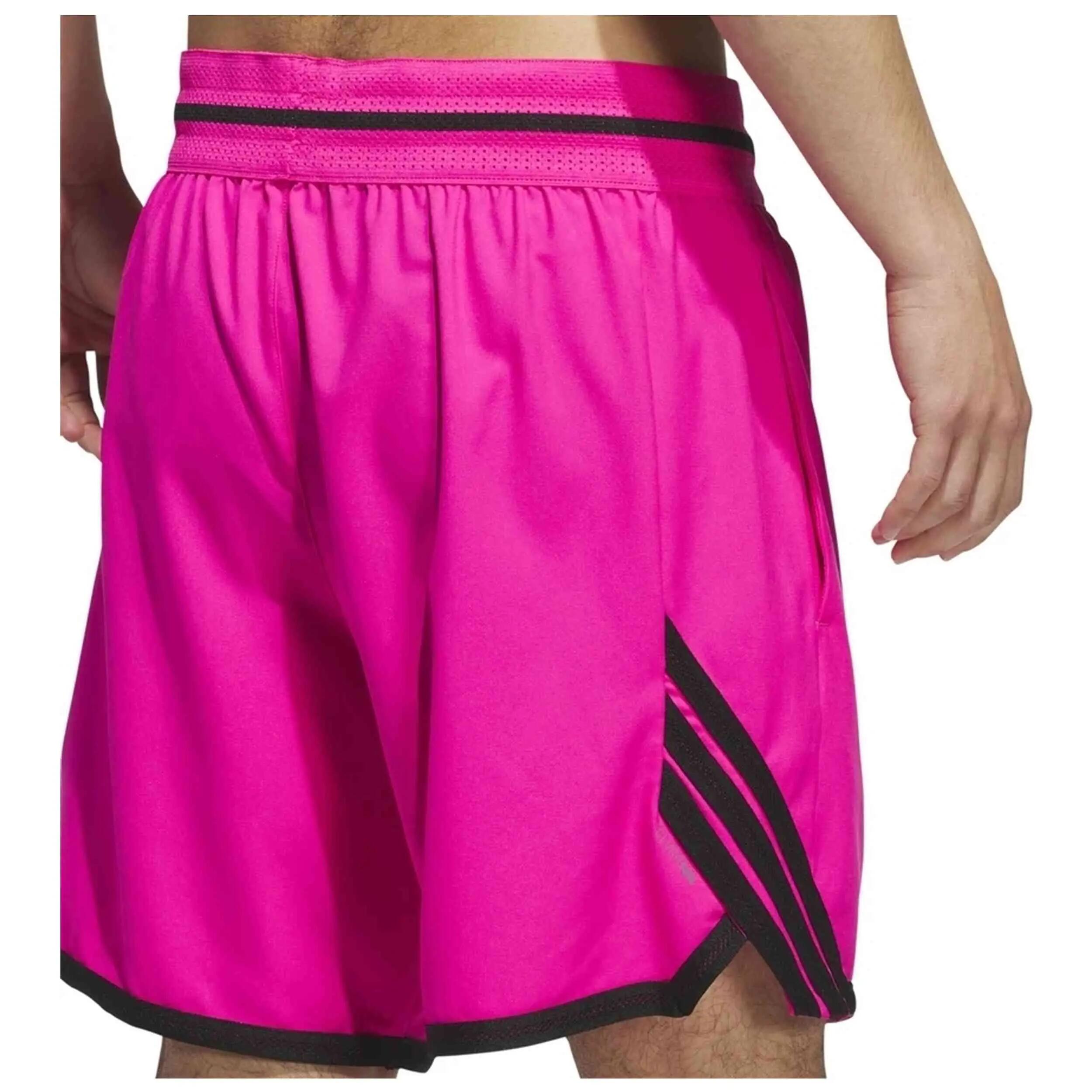 Short Adidas modèle Short Basket Adidas Crazylite "Shock Pink-Black" pour homme 5/5