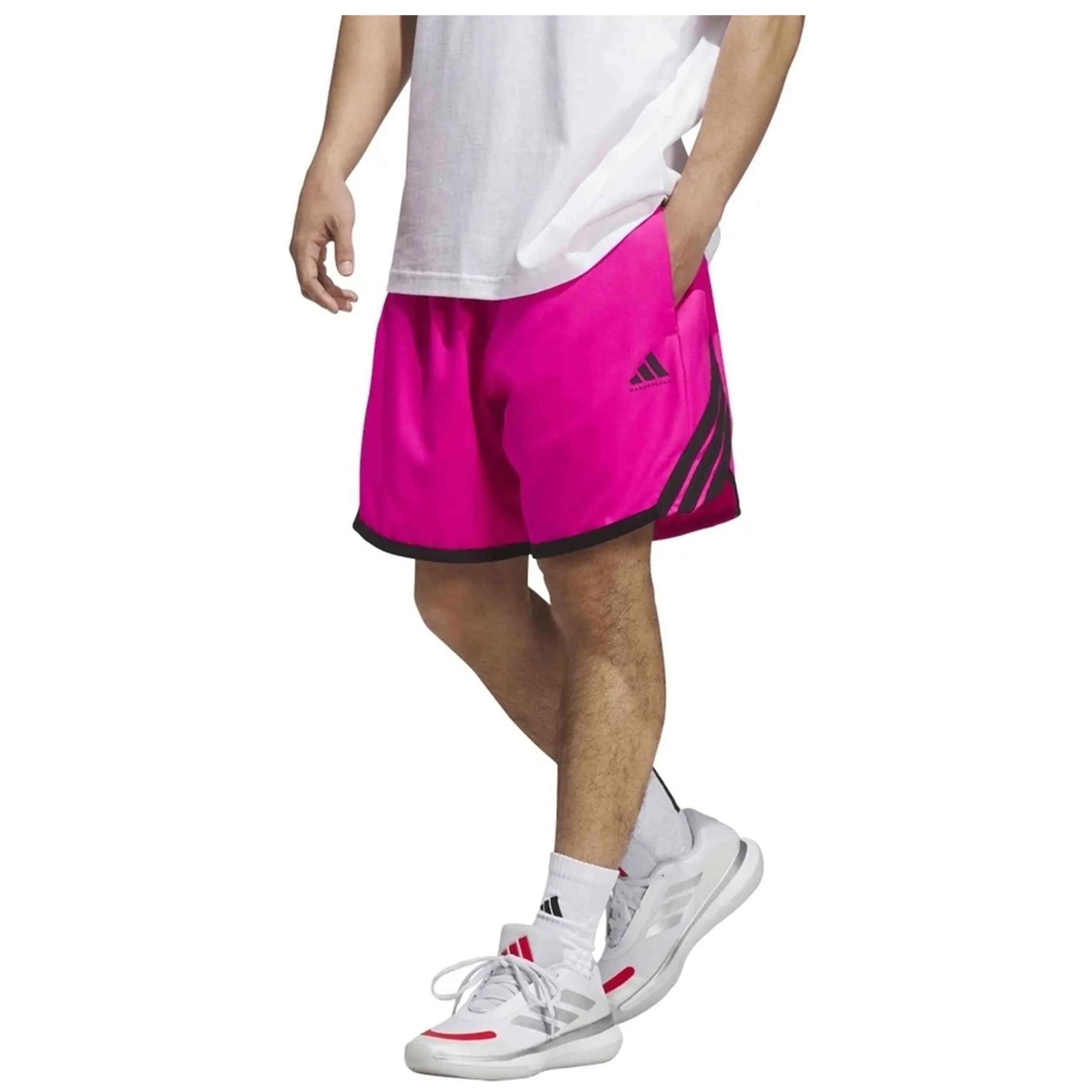 Short Adidas modèle Short Basket Adidas Crazylite "Shock Pink-Black" pour homme 2/5