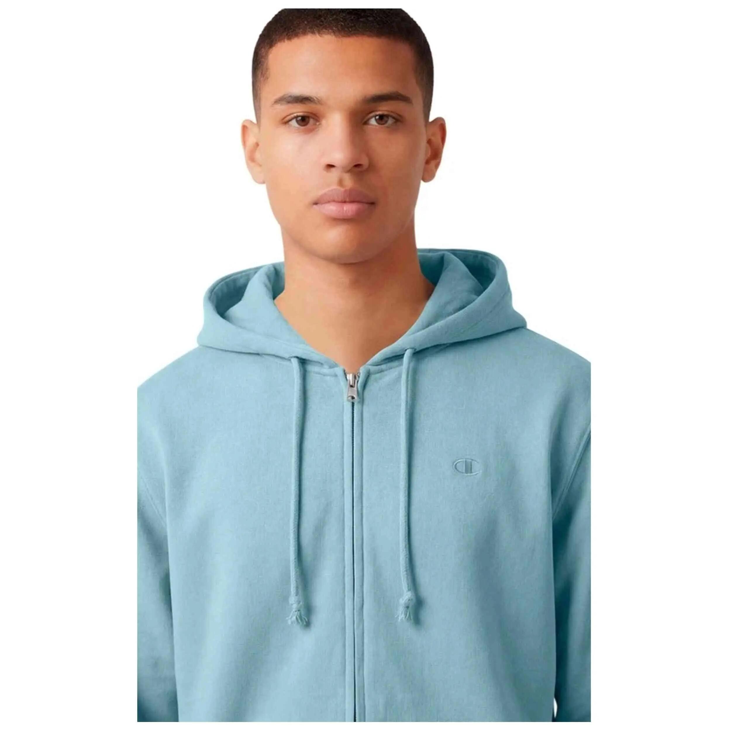 Felpa con cappuccio Champion modello 220786-BS221 per uomini 3/5