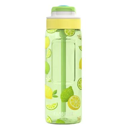 Wasserflasche mit Strohhalm Lagoon 750ml - Lemon Fresh