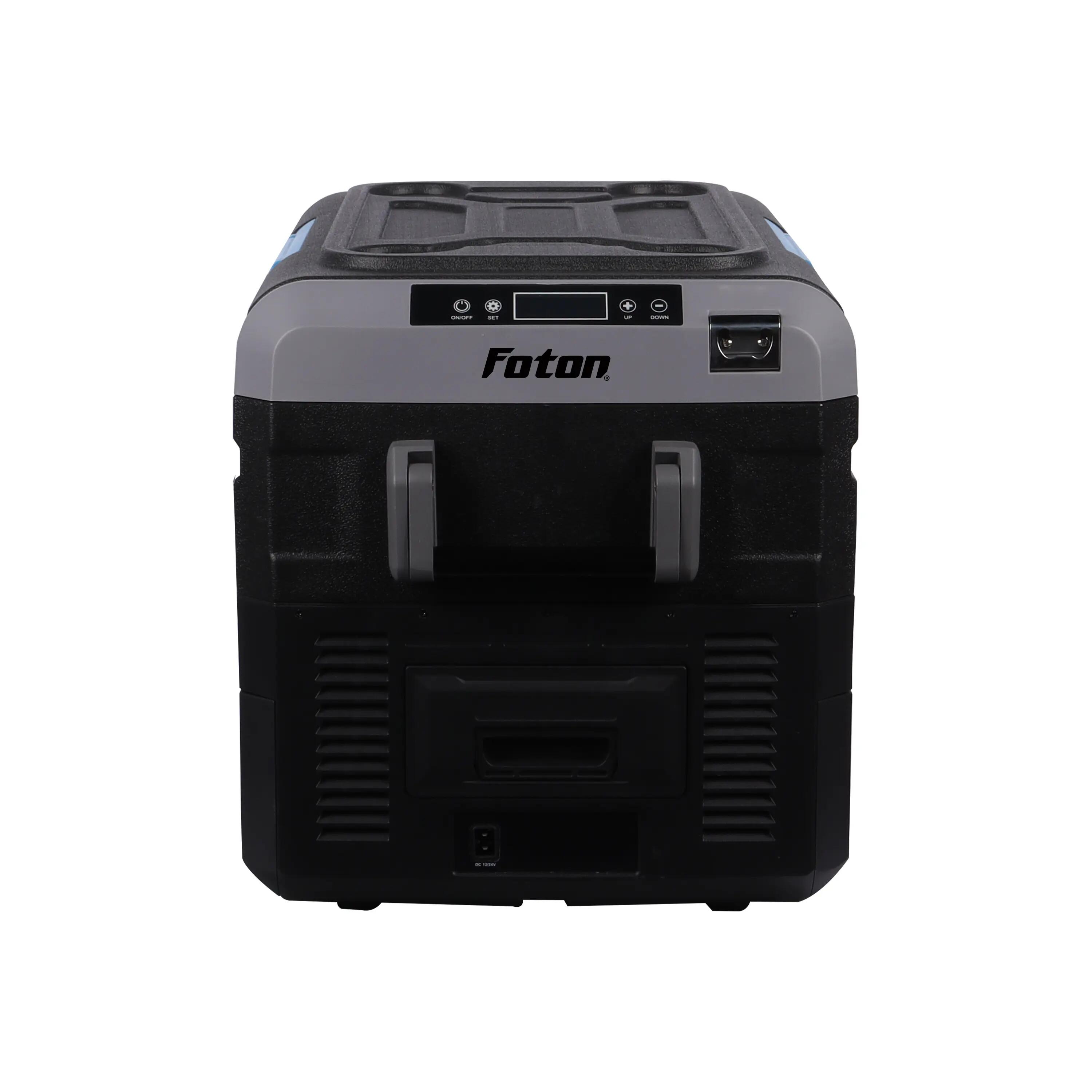 Frigider/Congelator auto cu doua zone Foton 40L-B2 -20°C cu Bluetooth, 12/24/220 4/6