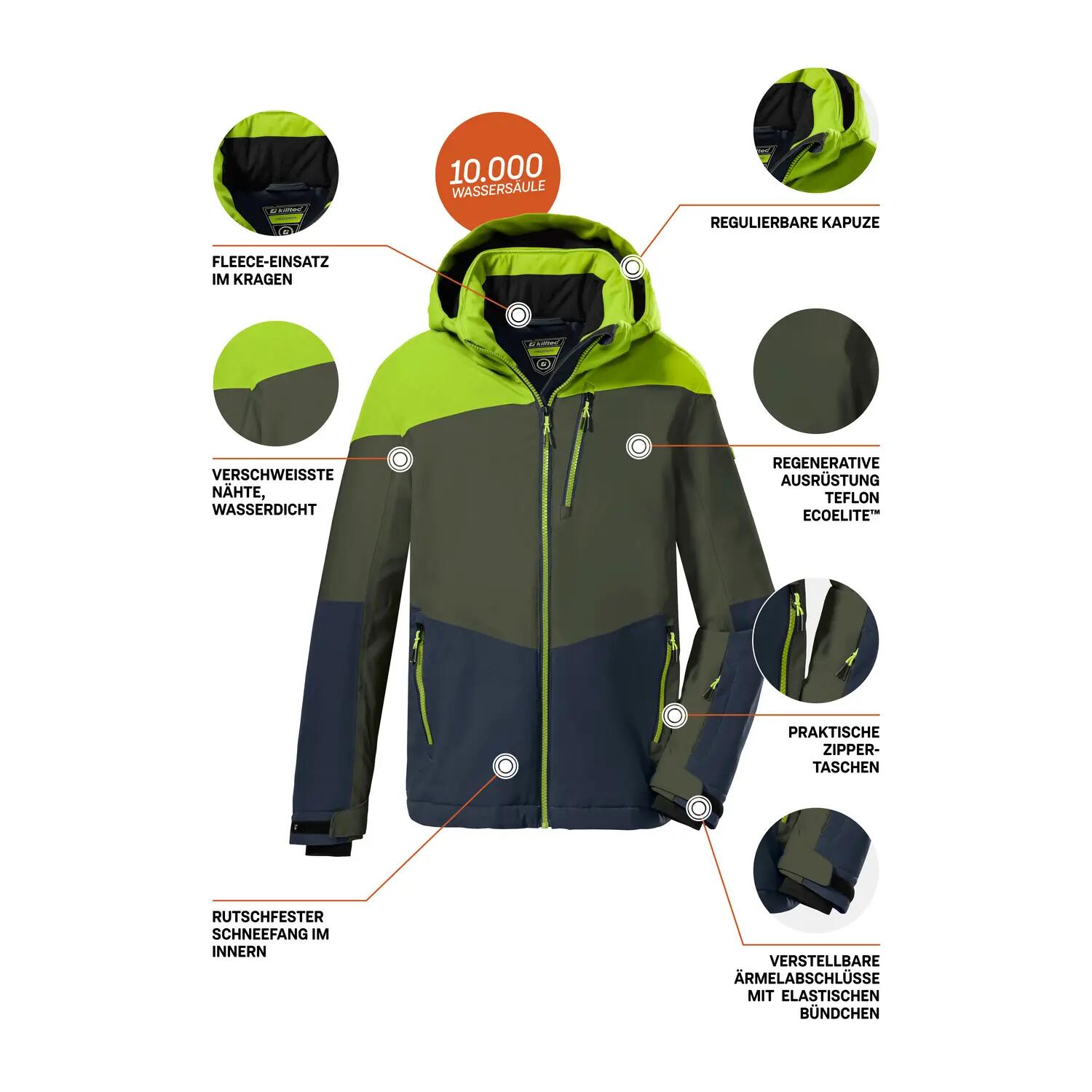 Jungen, Kinder Skijacke KSW 161 10/11