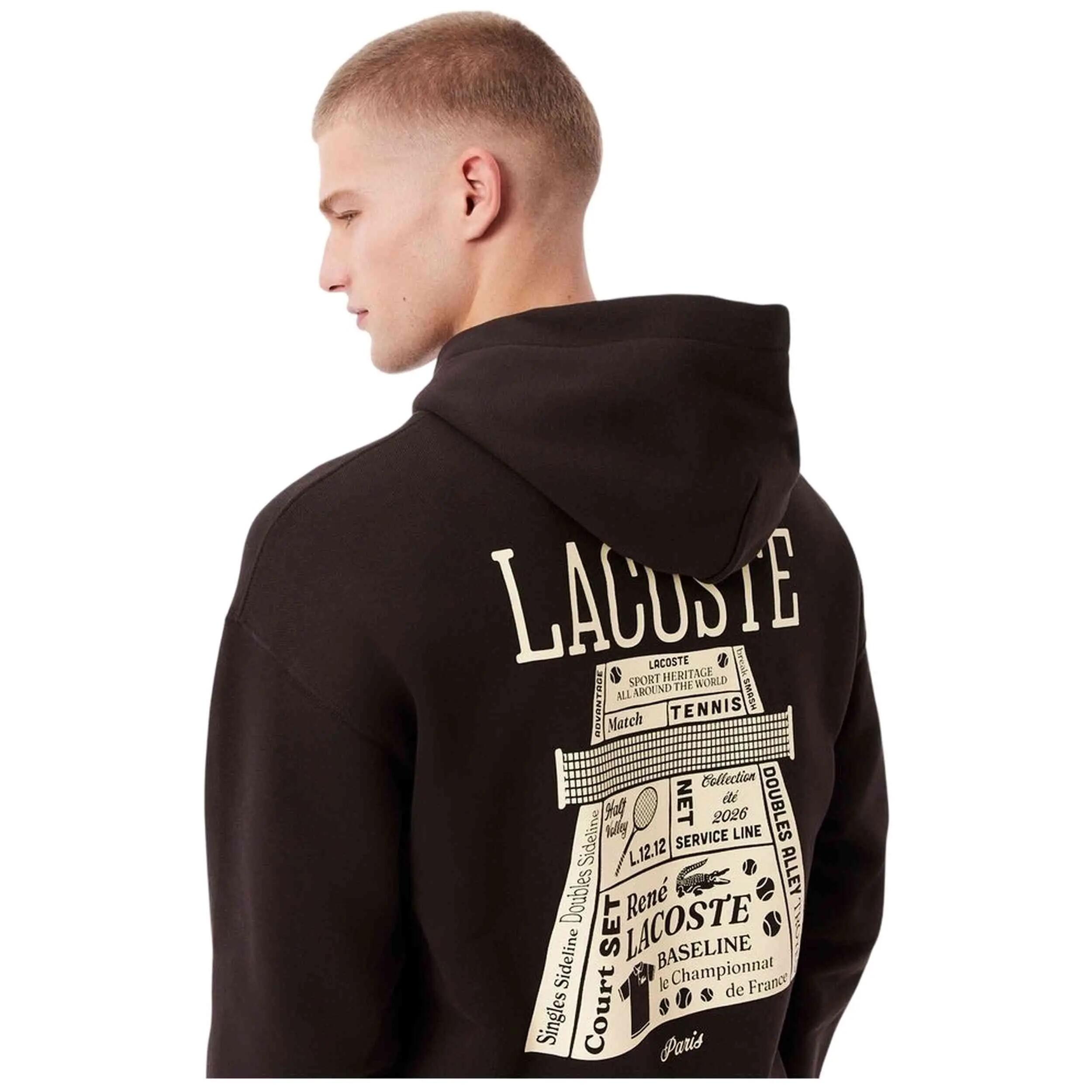 Sudadera con capucha Lacoste modelo SH0518-00-3LA para hombre 4/5