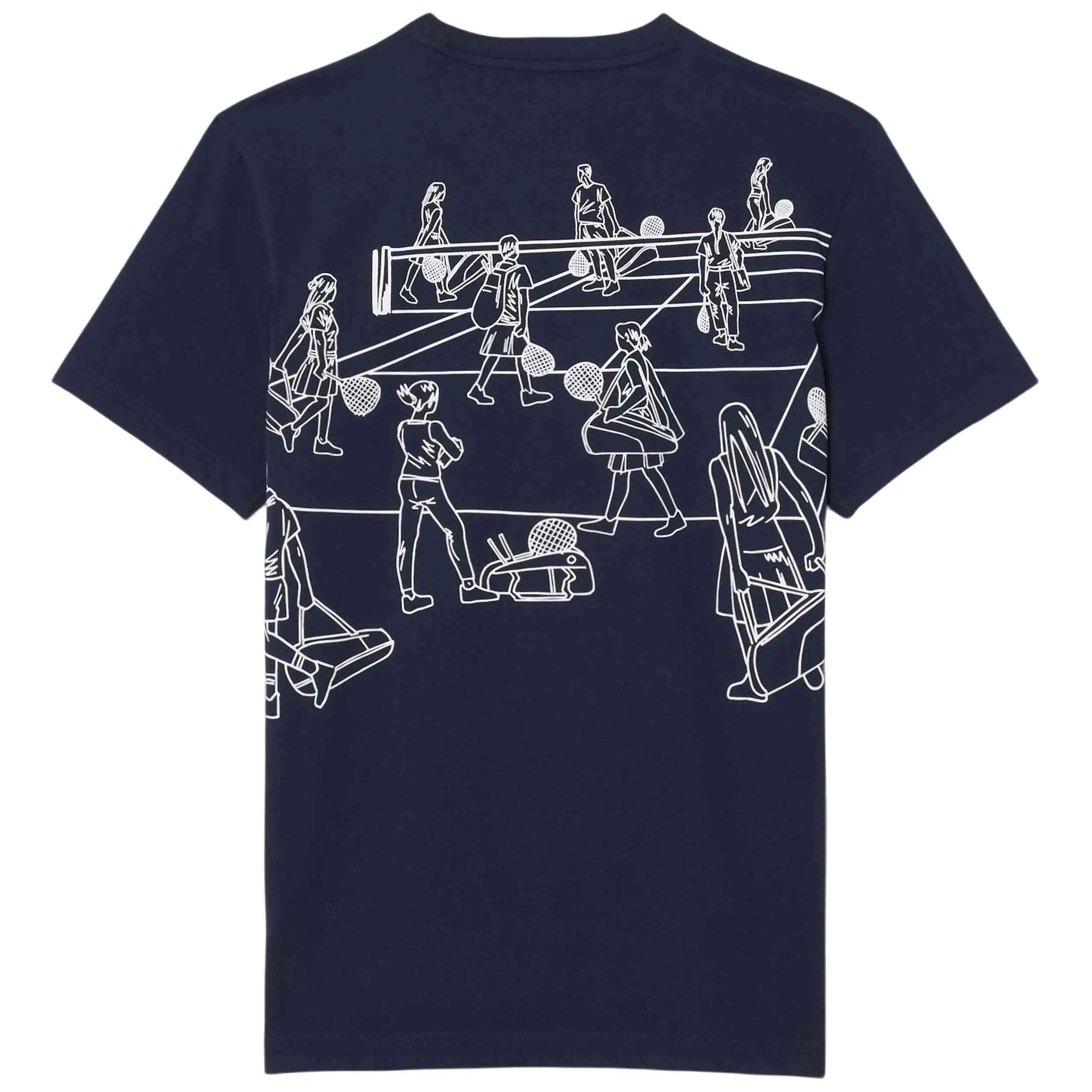 Maglia a maniche corte Lacoste modello TH0147-166-XS per uomini 2/5