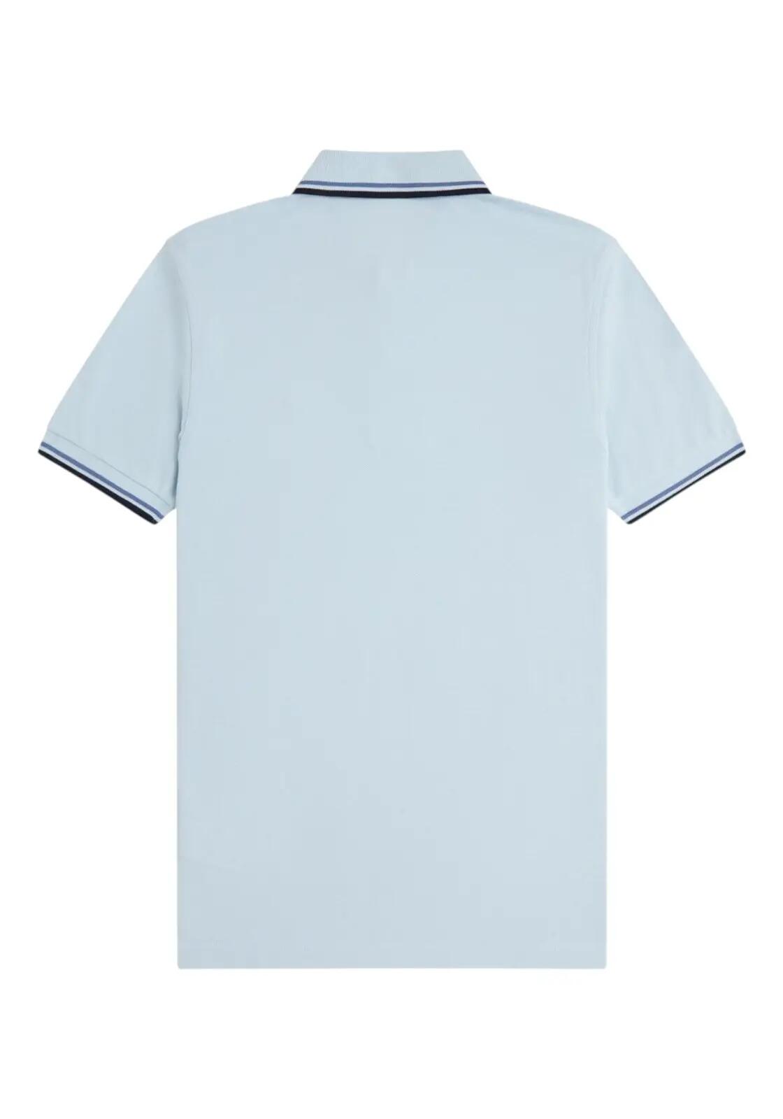 Polo à manches courtes Fred perry modèle Fred Perry Twin Tipped Acebl pour homme 2/4