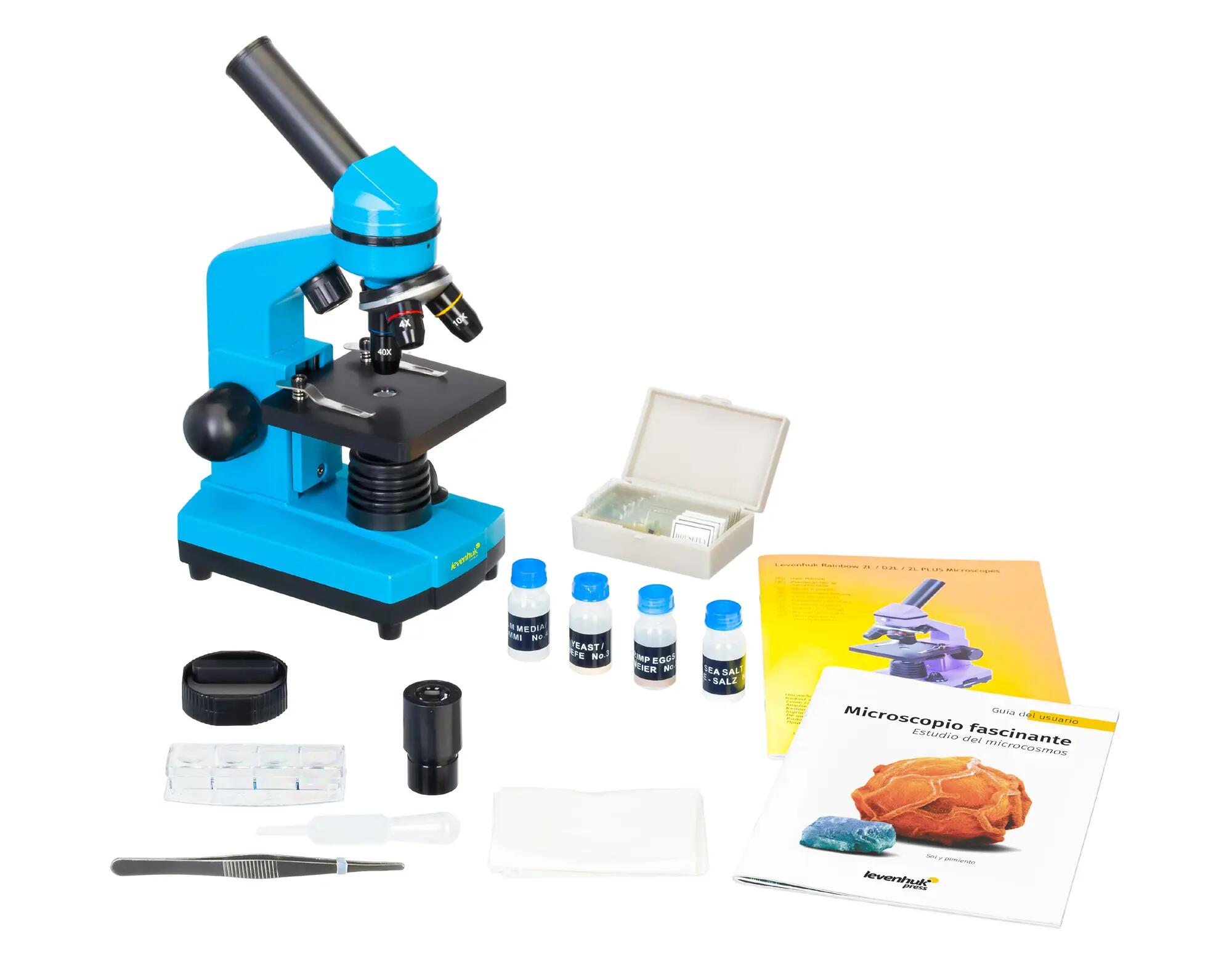 Microscopio - Levenhuk Rainbow 2L - 4–40× - Nero 4/6