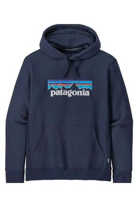 Sudadera Azul Patagonia Logo Uprisal Fleece New Navy Suave y Cálida