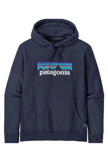 Sudadera Azul Patagonia Logo Uprisal Fleece New Navy Suave y Cálida
